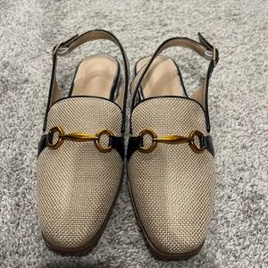 NWOT Slingback Mules
